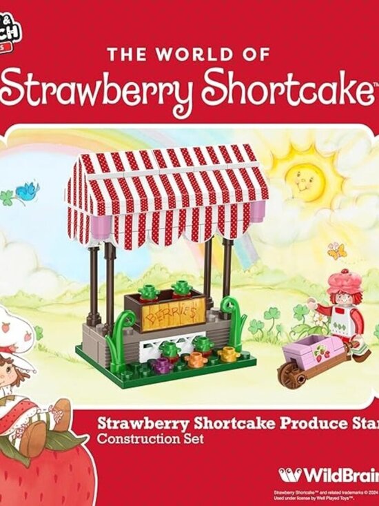 Other - Strawberry Shortcake Produce Stand Buildable Toy Set Fruit Accessories